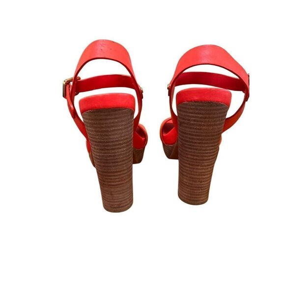 Tory Burch Tatum Nectarine Platform Heels Women’s 7.5 US - Picture 5 of 16